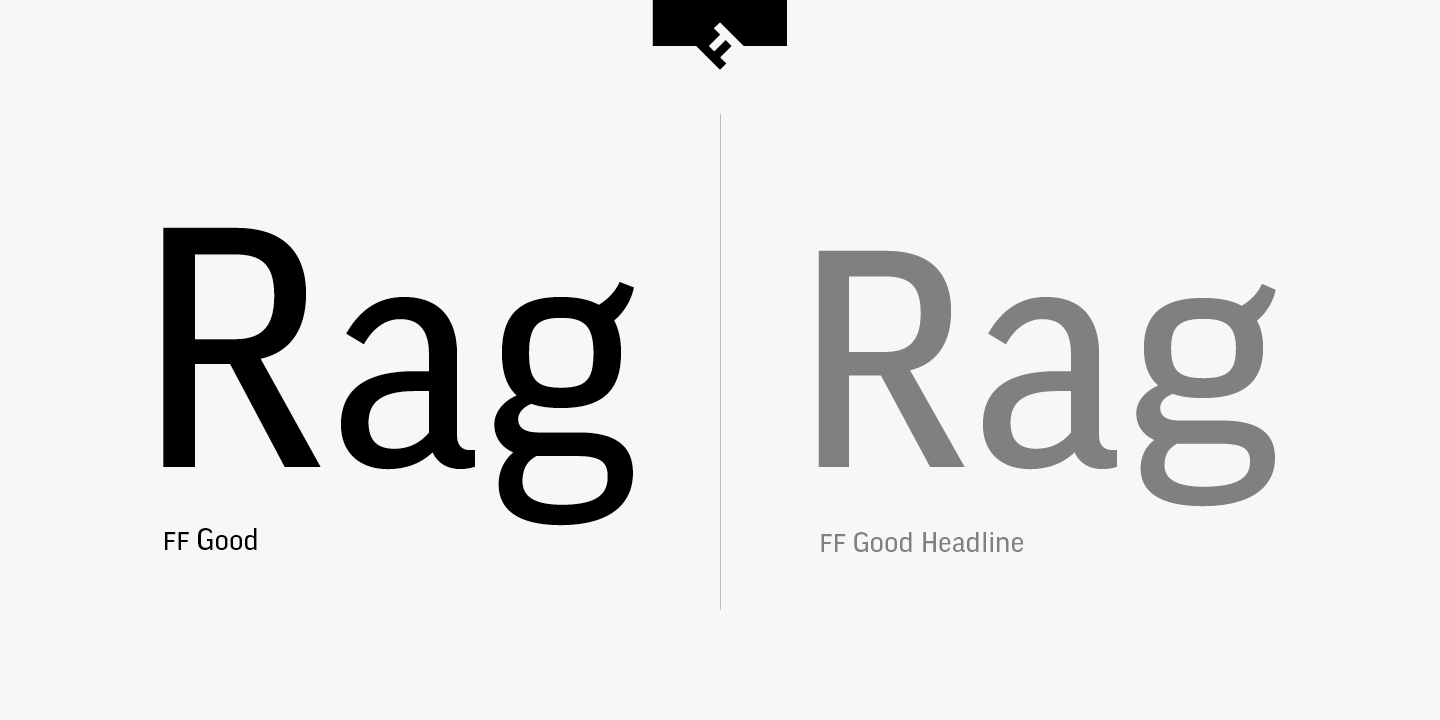 FF Good Pro Narrow Medium Italic Font preview
